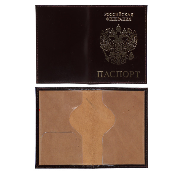 Обложка для паспорта KLERK Luxury кожа бордо