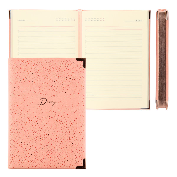 Ежедневник А5 н/д тв обл 168л FIORENZO Shine уголки клетка розовый Ежедневник А5 н/д тв обл 168л FIORENZO Shine уголки клетка розовый