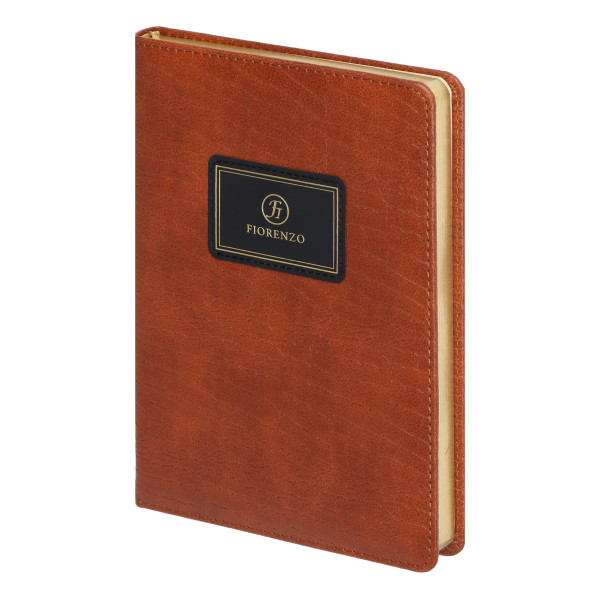 Ежедневник А5 н/д тв.обл. 168л. FLORENZO Alligator коричневый к/з