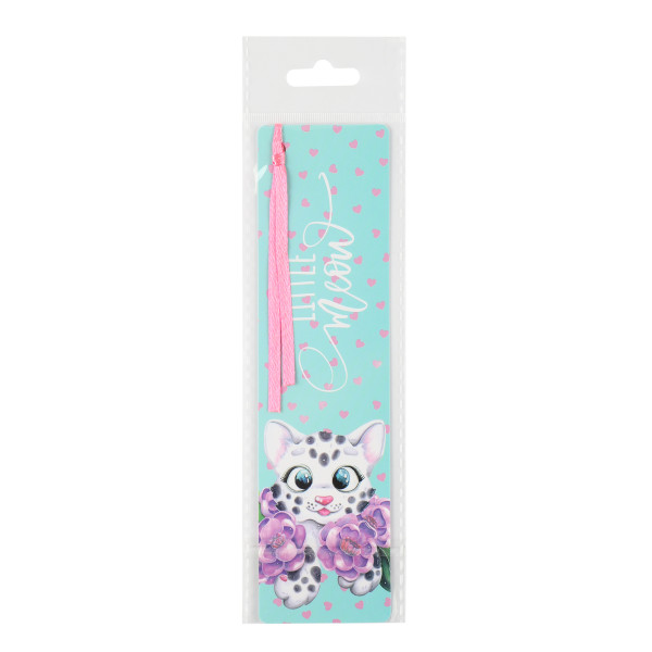 Закладка картон 17см Leopard