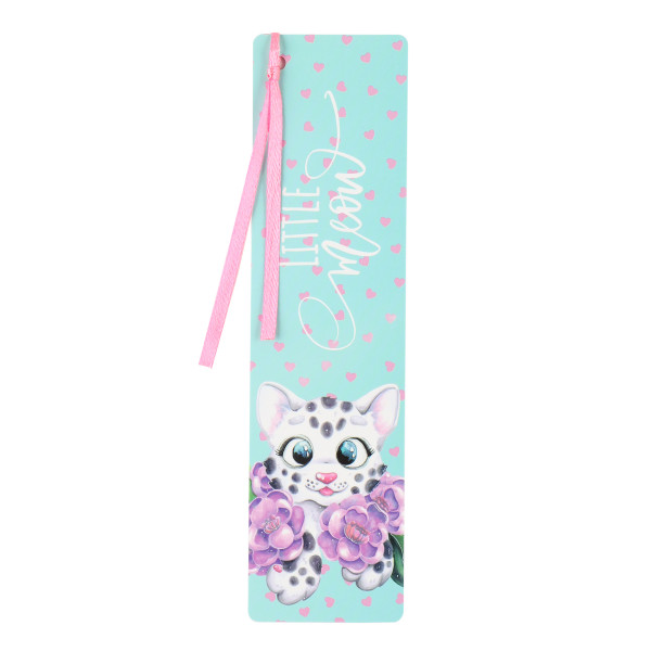 Закладка картон 17см Leopard