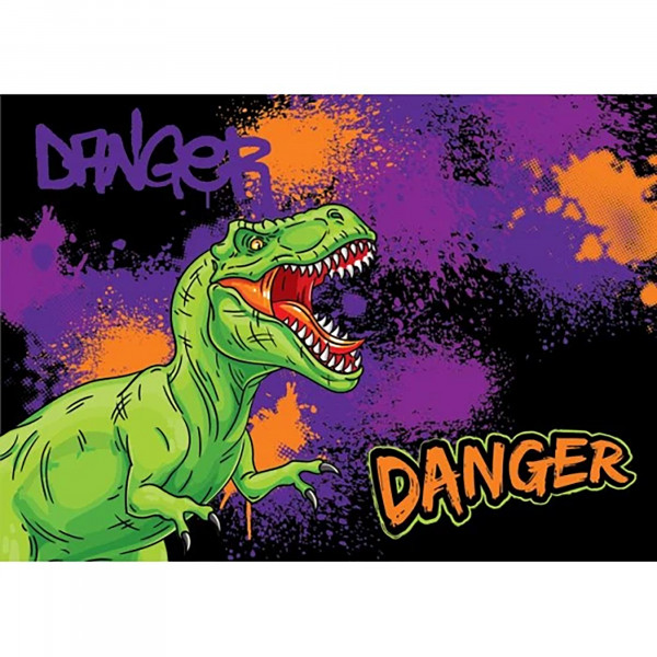 Клеенка для уроков труда 35*50 Danger Dino КОКОС 214196