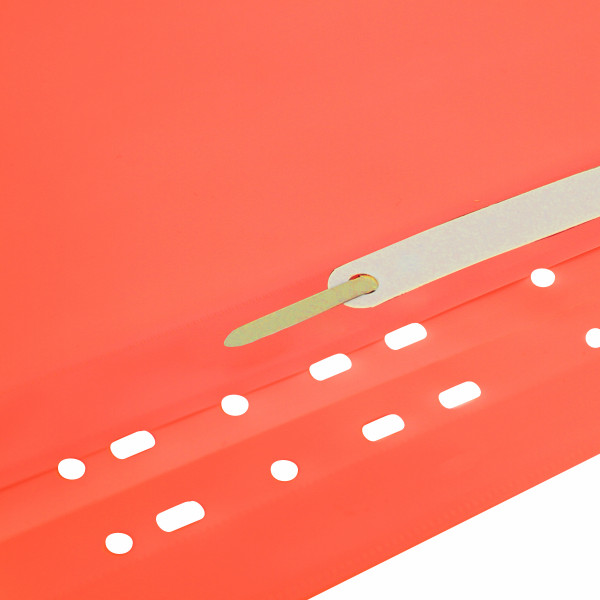 Папка-скоросшиватель с перфорацией А4  оранжевая