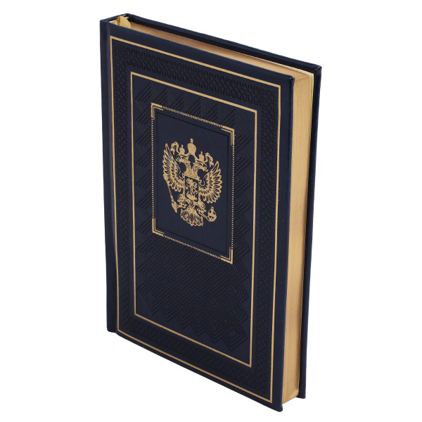 Ежедневник А5 н/д тв.обл. 168л. FLORENZO Символика синий