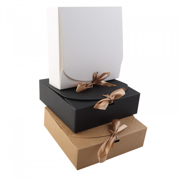 Коробка подарочная 24*24*6 ассорти 3 вида