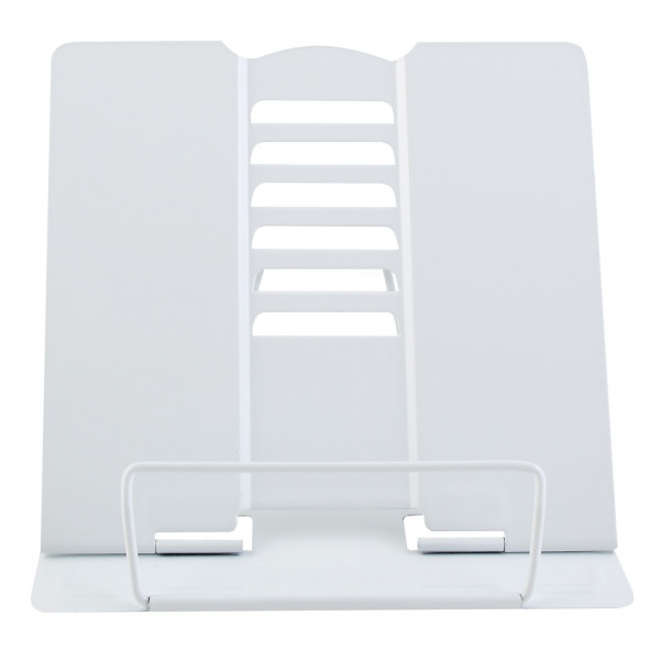 Подставка для книг металлическая белый