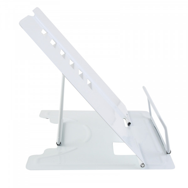 Подставка для книг металлическая белый