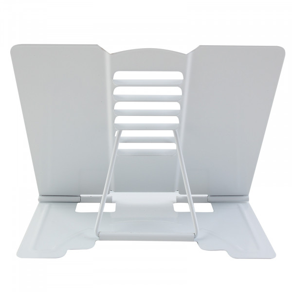 Подставка для книг металлическая белый