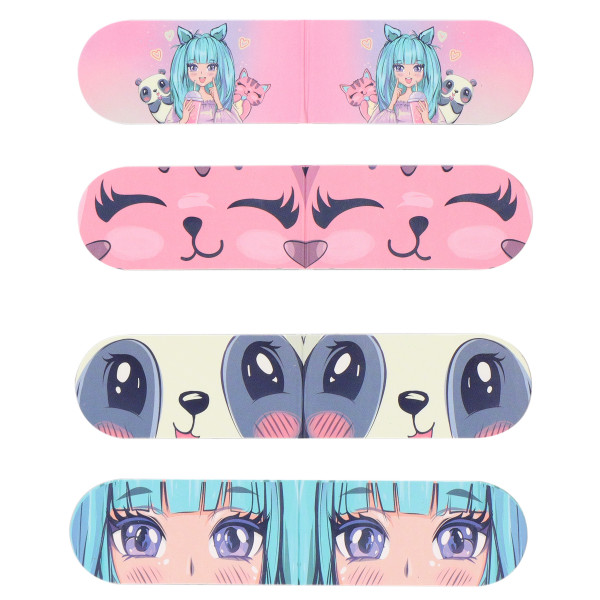 Закладка магнитная Anime Girl 4шт. 25*55