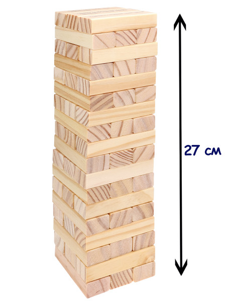 Игра Башня. Высотка фанты 25см 54эл.