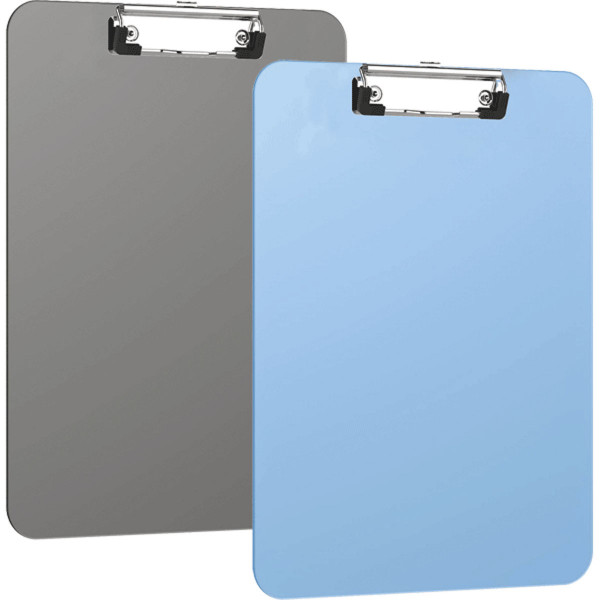 Клипборд пластиковый "deVENTE" 315×225 мм ×2.2 мм, ассорти два цвета (дымчатый, голубой)