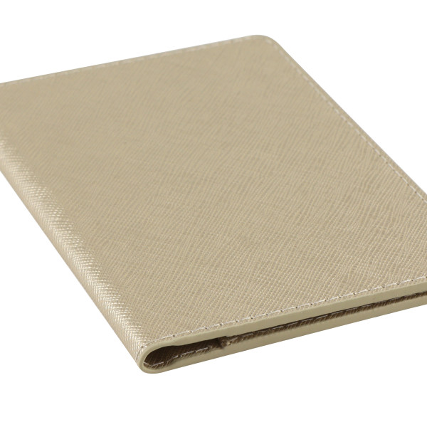 Обложка для паспорта "deVENTE. Redeco" отделен.для визиток 10x14 см, искусст. кожа, золотая