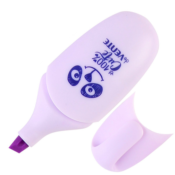 Набор маркеров-выделителей "DeVente Cute" 4шт.(мятн, жел, фиол, роз)1-5мм