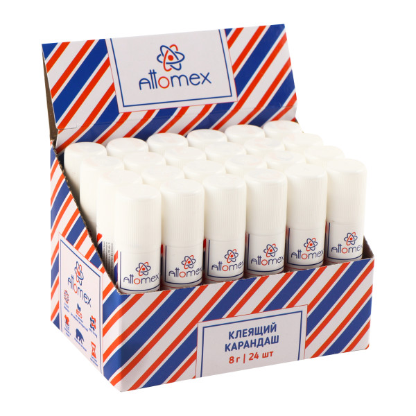 Клей-карандаш 8г Attomex PVA основа