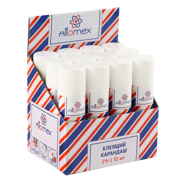 Клей-карандаш 21г Attomex PVA