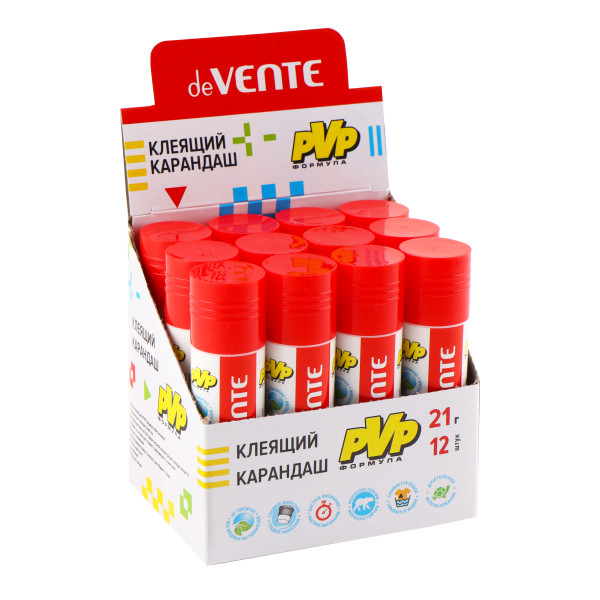 Клей-карандаш 21гDeVente  PVP основа