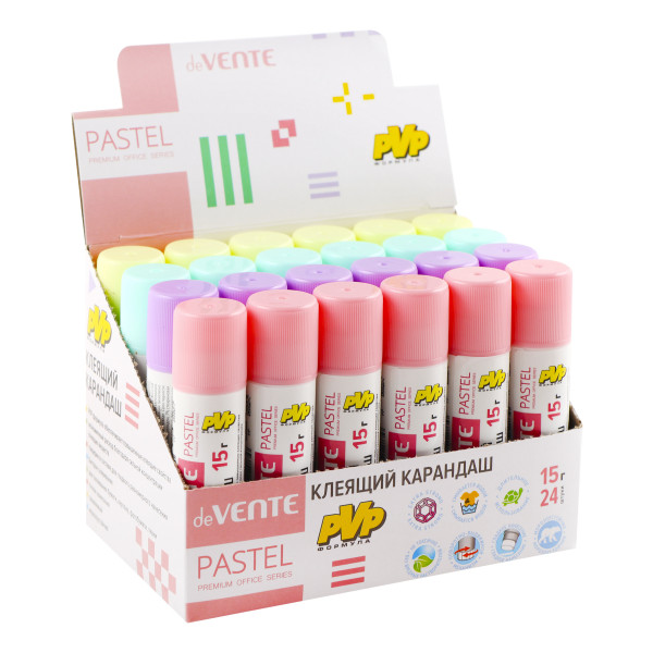 Клей-карандаш 15г "deVENTE. Pastel