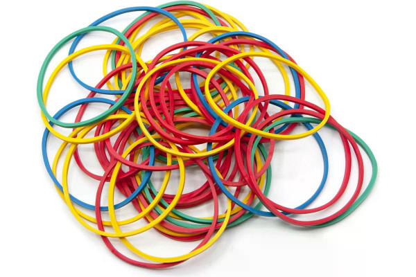 Резинки банковские универсальные 1000гр SILWERHOF 189020 d=2мм 2мм