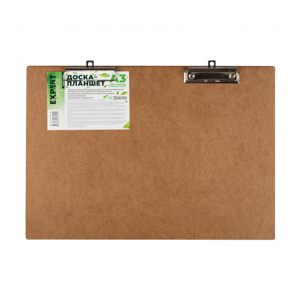 Доска-планшет А3 ХДФ мет. с прижимом  гор.