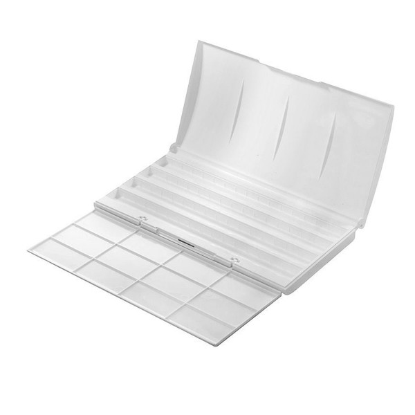 Коробка под акварель 24 и 36цв. пластик, палитра