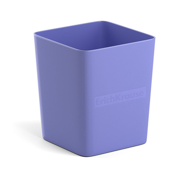 Настольная подставка-стакан для канцелярских принадлежностей Erich Krause Base Pastel 51499 фиолетовый