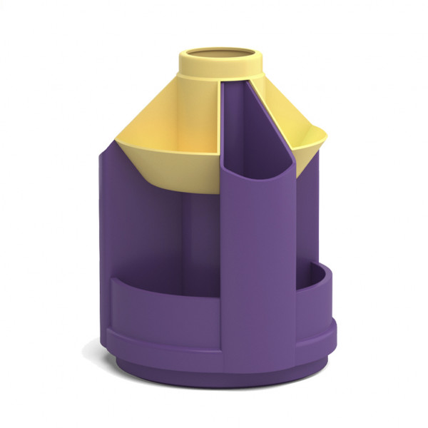 Органайзер "ErichKrause Mini Desk Iris" фиолетовый с желтой вставкой арт. ЕК-57990