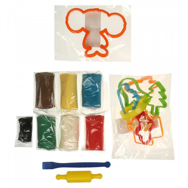 Набор тесто для лепки+формочки Чебурашка