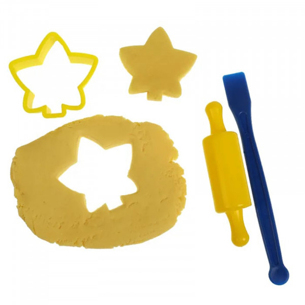 Набор тесто для лепки+формочки Чебурашка