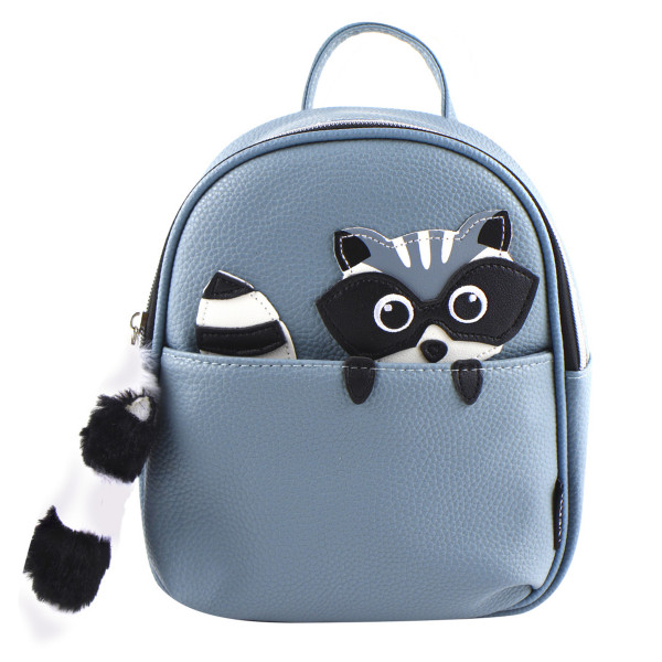 Рюкзак подростковый "deVENTE" Raccoon 25*20*10 см, матов. искусств. кожа
