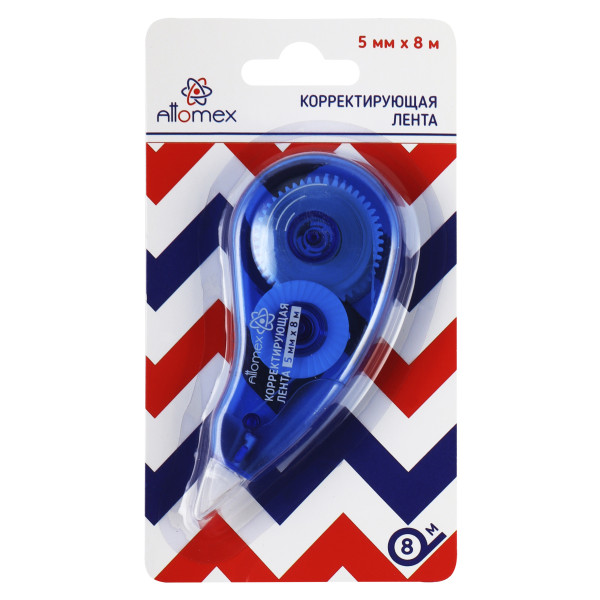 Корректирующая лента "Attomex" 5мм*8 прозр. кор.