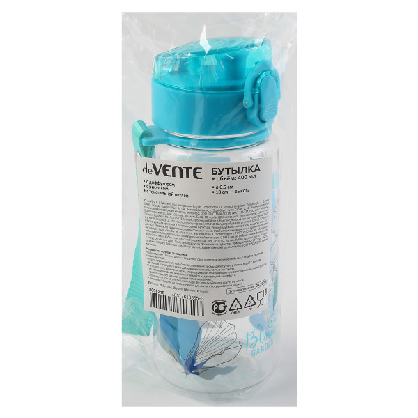 Бутылка "deVENTE. Bloom Garden" 400 мл, пластик, с диффузором