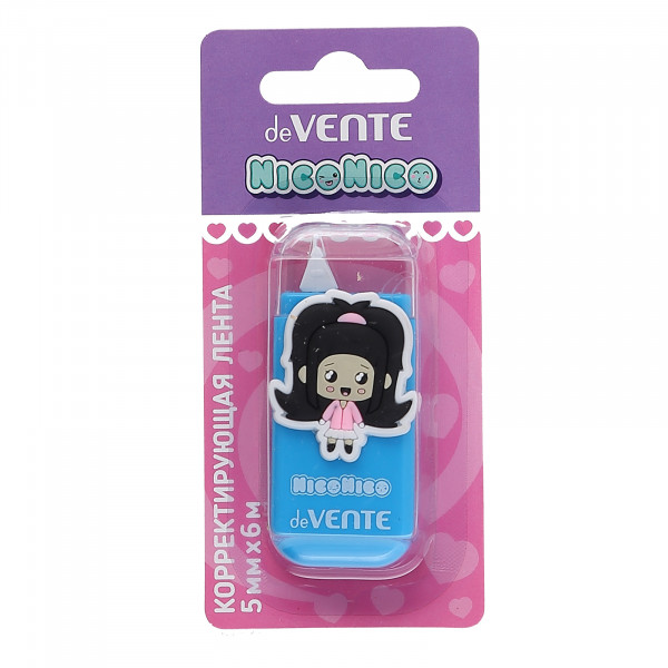 Корректируюшая лента DeVente "NicoNico" 5мм*6м голубой