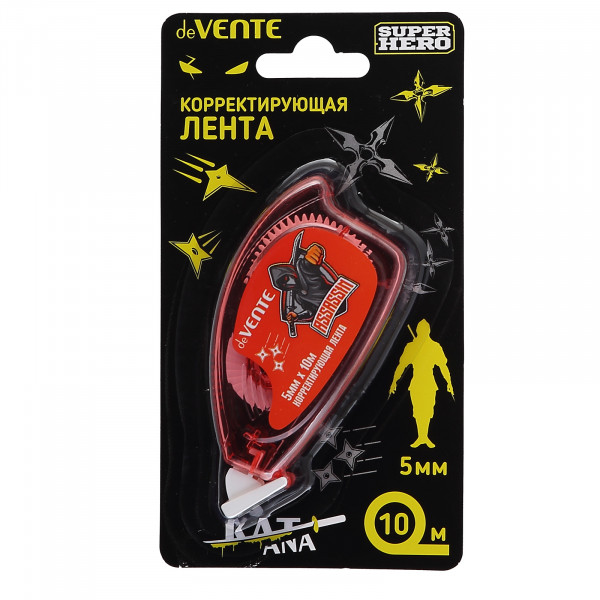 Корректирующая лента "deVENTE. SuperHero" 5 ммx10 м