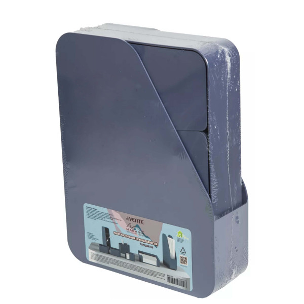 Набор наст.аксессуаров "deVente.Marandi", 7 предм., синий с оттен.серого