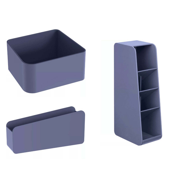 Набор наст.аксессуаров "deVente.Marandi", 7 предм., синий с оттен.серого