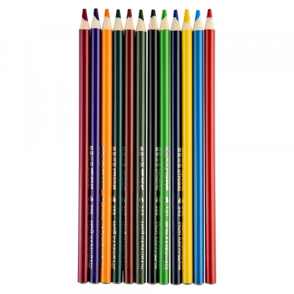 Набор карандашей акварельных 12цв. Стихия