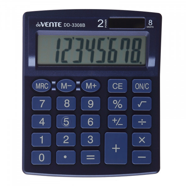 Калькулятор настольный 8-разр."deVENTE" DD-3308В  105х127х21 мм