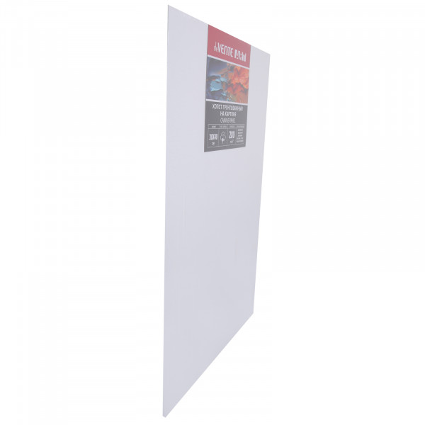Холст на картоне 30x40 см грунтованный "deVENTE. ARTISTIC STUDIO" 100% хлопок 280 г/м², мелкое зерно