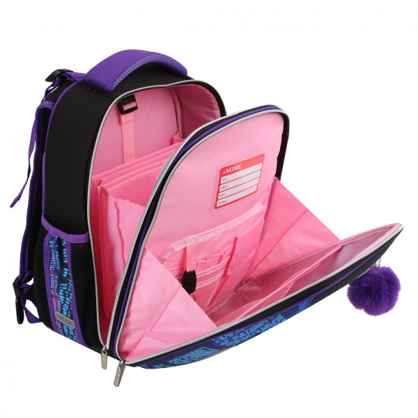 Рюкзак "deVENTE. Choice.City Girl" школьный жесткий 38x28x16 см (17 л) 1000 г, 1 отд.на молнии