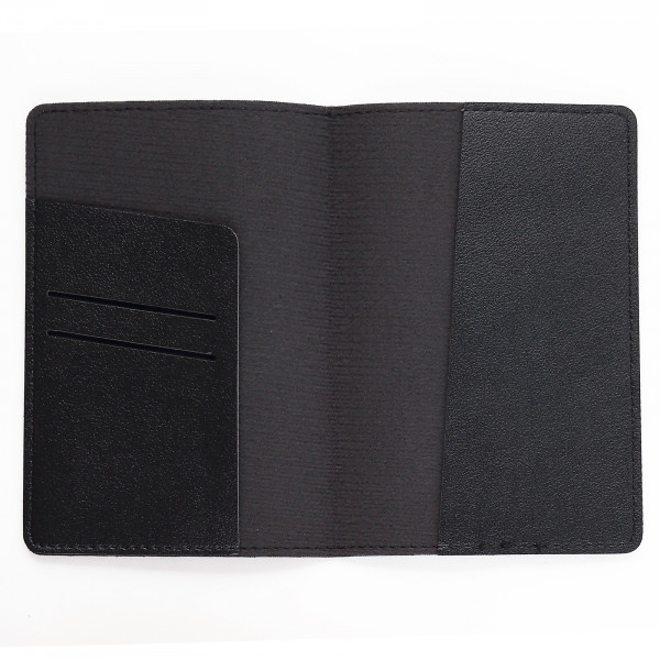 Обложка для паспорта "deVENTE. Casual" 10x14см, искусств. кожа, отстрочка, 2 отд, черная