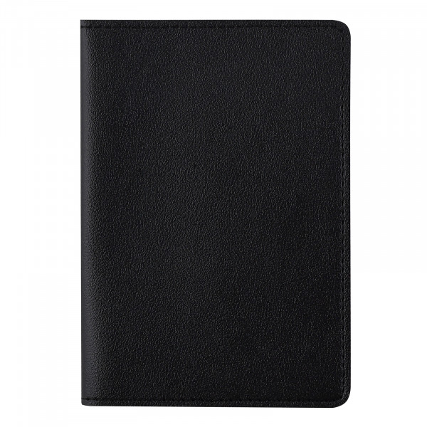 Обложка для паспорта "deVENTE. Casual" 10x14см, искусств. кожа, отстрочка, 2 отд, черная