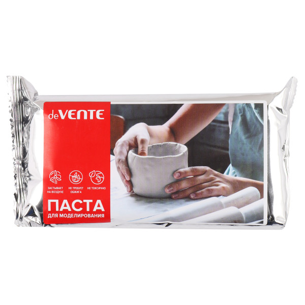 Паста для моделирования "deVENTE. HOBBY CREATIVE" белая, 1000 грамм, самозатвердевающая на воздухе