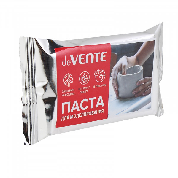 Паста для моделирования "deVENTE. HOBBY CREATIVE" белая, 150 грамм, самозатвердевающая на воздухе