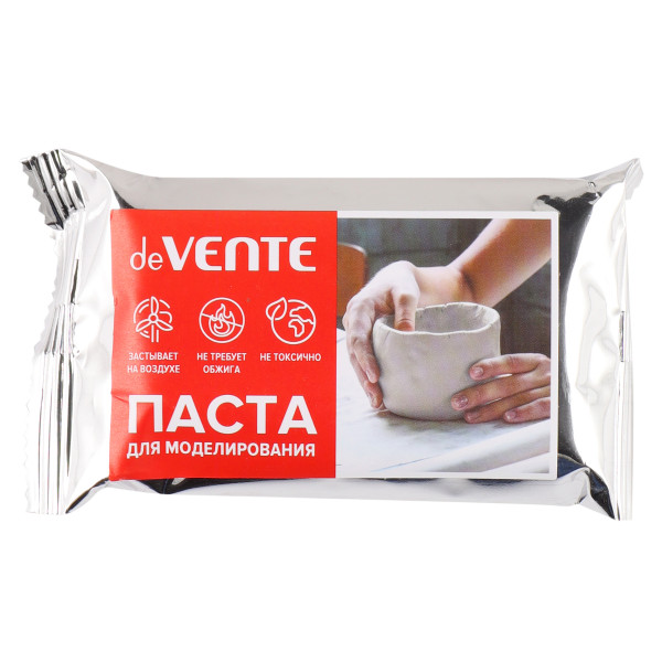 Паста для моделирования "deVENTE. HOBBY CREATIVE" белая, 150 грамм, самозатвердевающая на воздухе