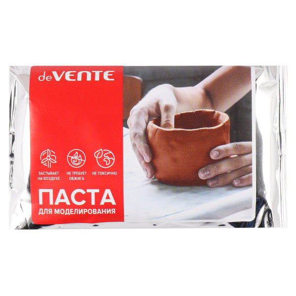 Паста для моделирования "deVENTE. HOBBY CREATIVE" терракотовая, 500 грамм, самозатвердевающая на воз