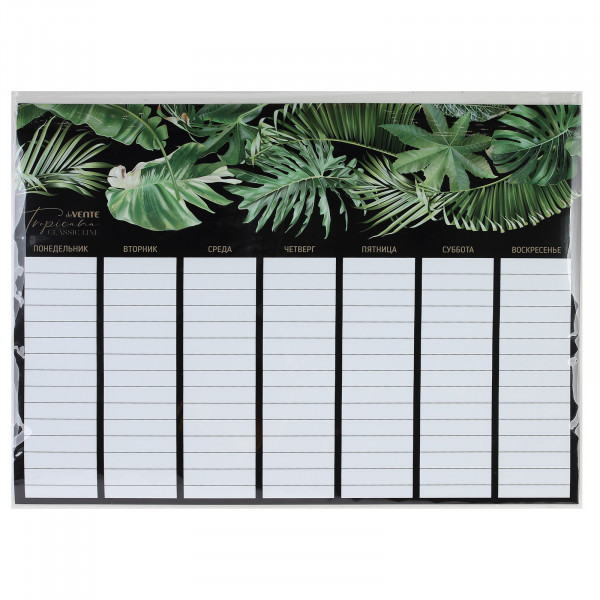 Планер на неделю "deVente" Tropicana А3 магнитно-маркерный  многоразовый