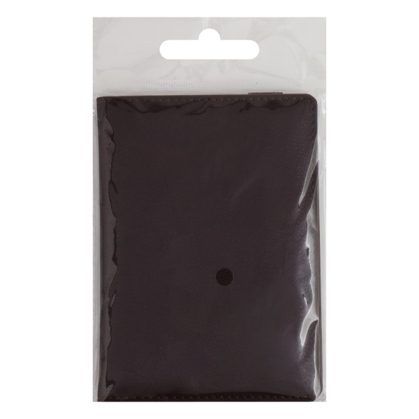 Обложка для паспорта "deVENTE. Detent" 10x14 см, искусст. кожа коричневая