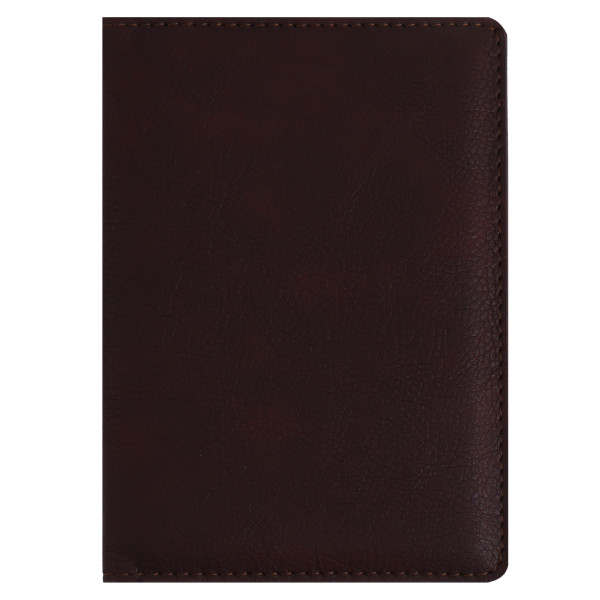Обложка для паспорта "deVENTE. Detent" 10x14 см, искусст. кожа коричневая