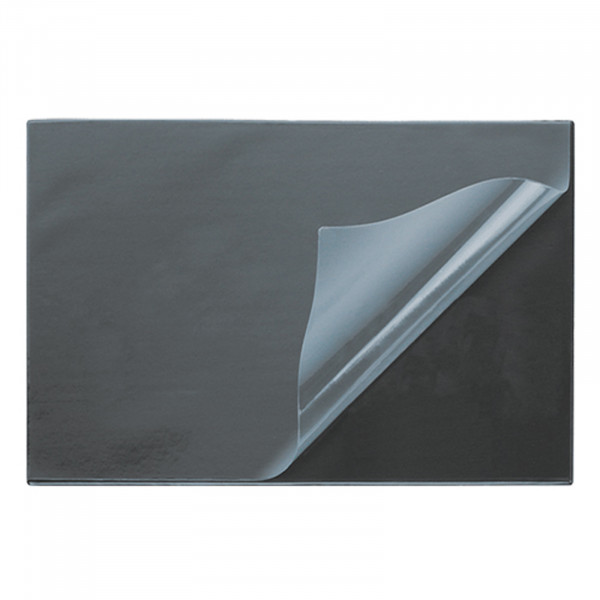 Накладка на стол "deVENTE" 65*49см ПВХ 300мкм черная с прозрачным клапаном