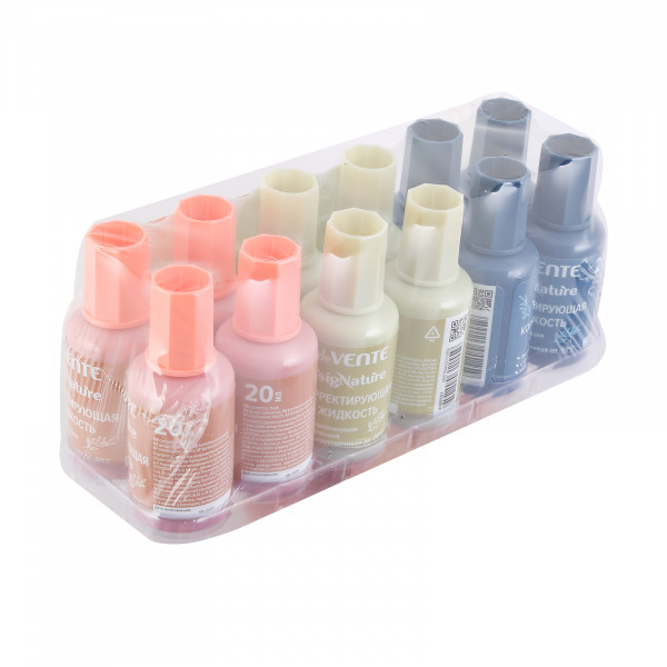 Корректирующая жидкость "deVENTE sigNATURE" 20 мл, быстросох. в бутылочке с кисточкой